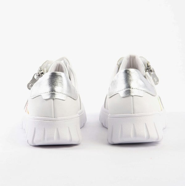 Rieker Womens Low Trainers - White (N1313-80)