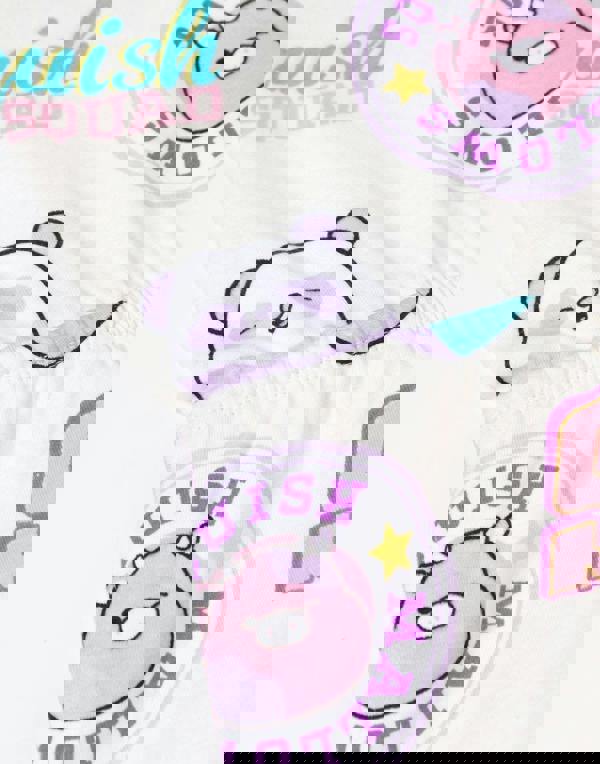 Squishmallows Girls Multicoloured Character AOP Sleeveless Playsuit