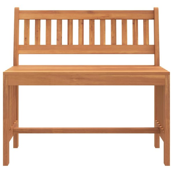 Berkfield Garden Bench 80 cm Solid Wood Eucalyptus