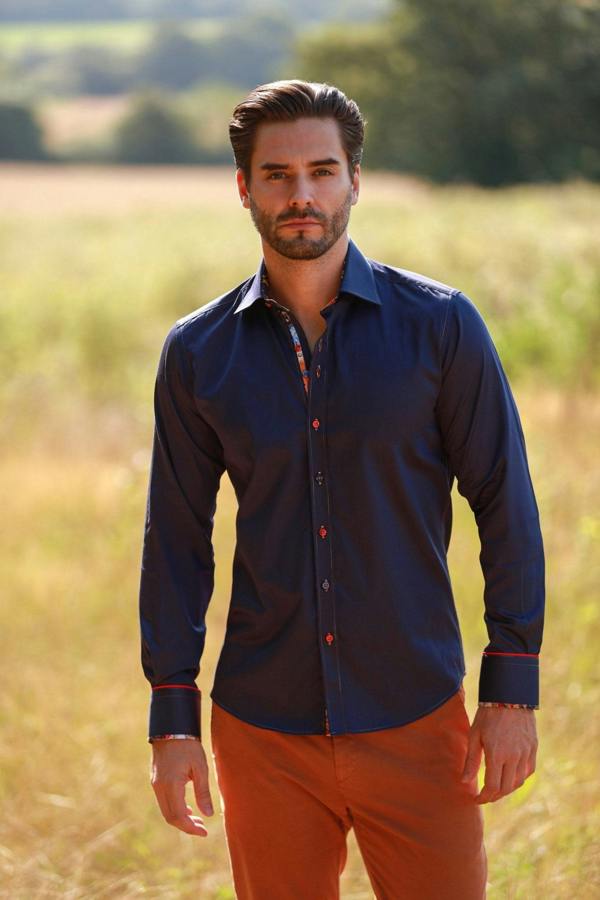 CLASSIC SIGNATURE PLAIN SHIRT - BEST SELLER – Premium Men's Patterned Shirt by Claudio Lugli | Bold Design, Tailored Fit, Best Printed Shirts
