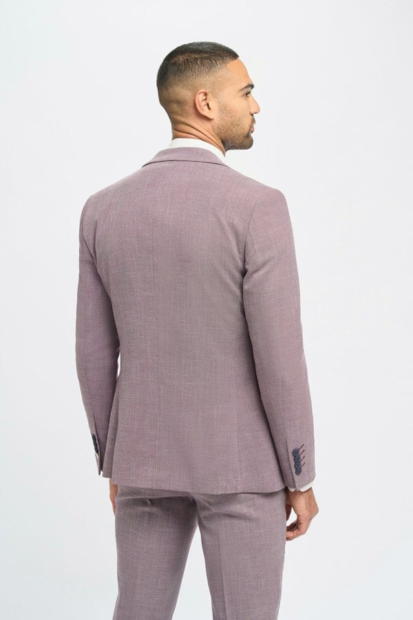 House of Cavani Miami Lilac Slim Fit Blazer