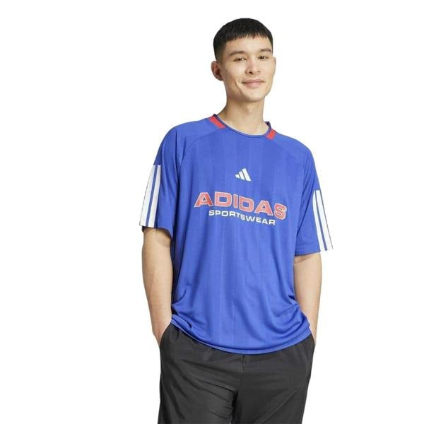 Adidas Unisex Adult House Of Tiro Nations T-Shirt - Dark Blue/White - 