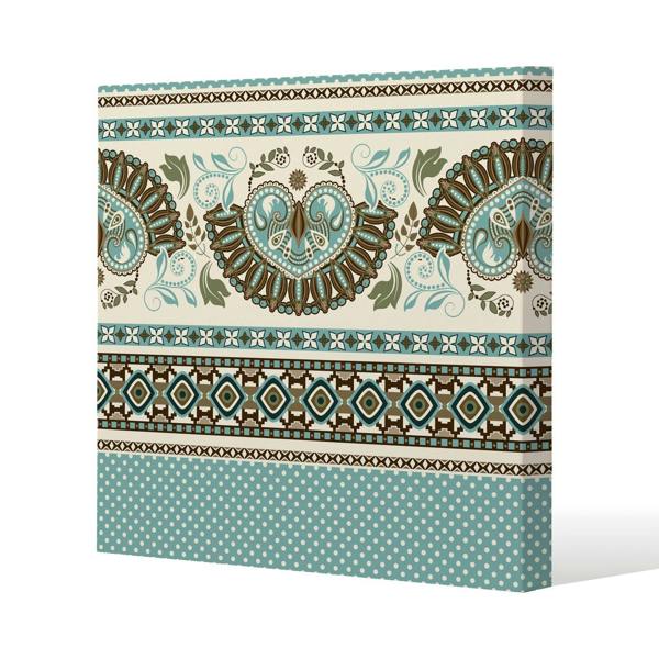 Benjamin Tate Design Egyptian, Greek, Roman style Slim Style Canvas Print  90x90cm , 15mm Slim Real wood.