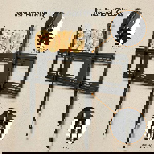 Levede TV Wall Bracket Mount Slim for 32-85 55 65 75 inch Flat 3D LCD LED Plasma