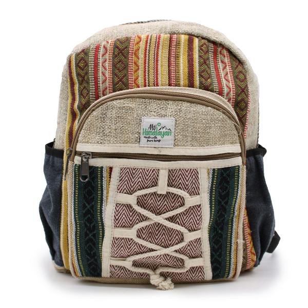 Serano Small Backpack - Rope & Pockets Style