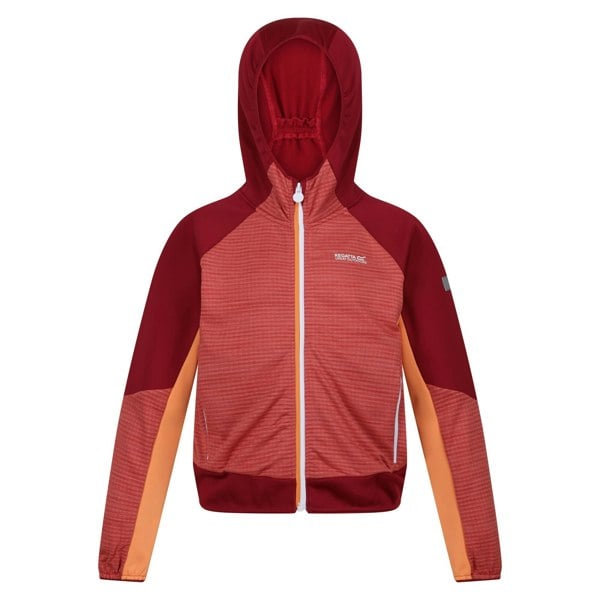 Regatta Childrens/Kids Prenton II Hooded Soft Shell Jacket - Mineral Red/Rumba Red