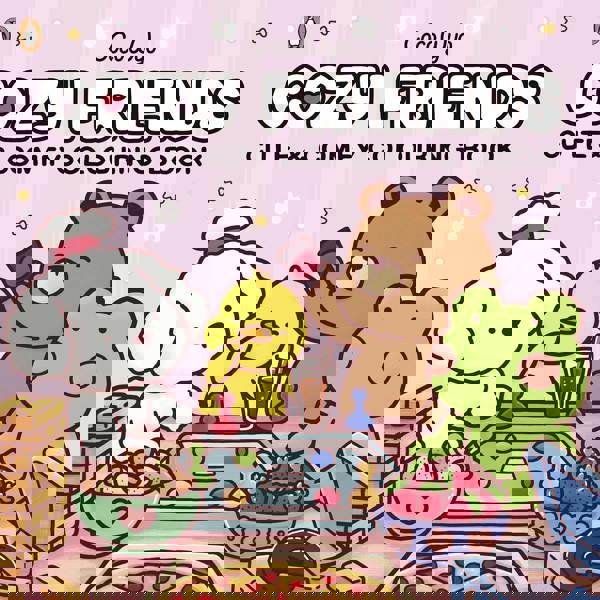 Coco Wyo Cozy Colouring Books 5 Books Set (Cozy Corner, Cozy Cuties, Cozy Friends, Cozy Vibes, Girl Moments)