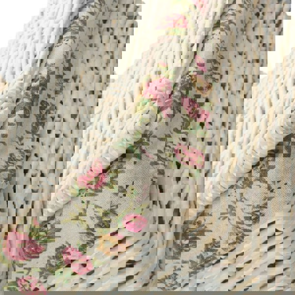 Wicker Square Laundry Basket