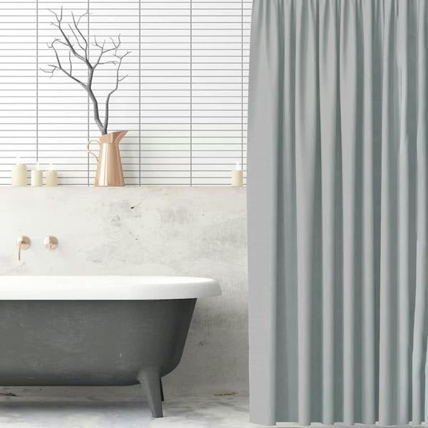 Blue Canyon Grey Polyester Shower Curtain 180x180cm