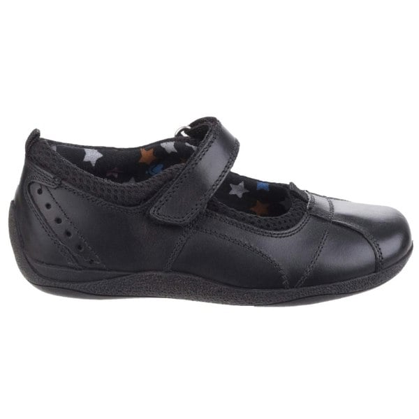 Hush Puppies Cindy Senior Leather Girls's Black Shoes