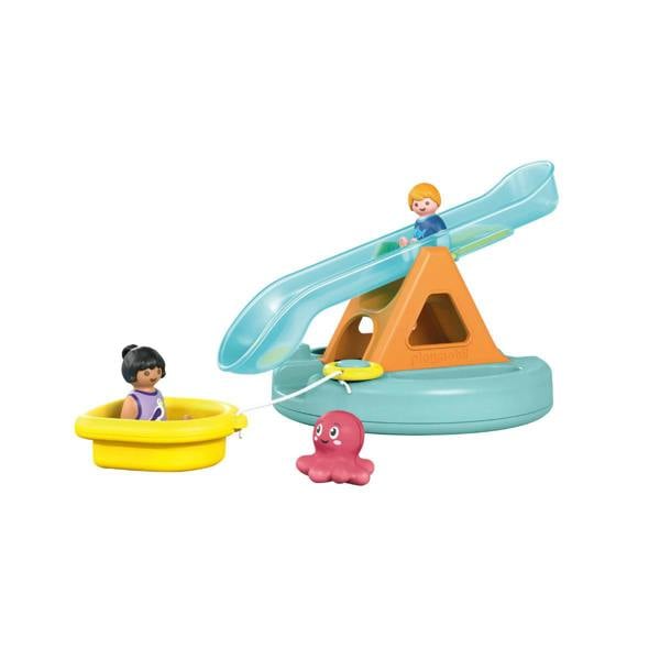 Playmobil JUNIOR AQUA: Water Seesaw with Boat - 71687 Playset