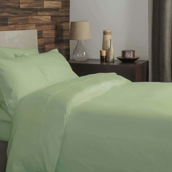 Belledorm Brushed Cotton Duvet Cover - Green Apple