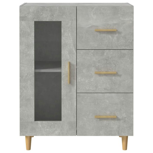 Berkfield Sideboard Concrete Grey 69,5x34x90 cm Engineered Wood