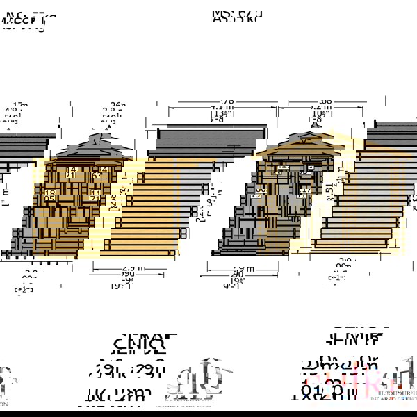 Shire Glenmore 10Gx10 Log Cabin 28mm interlock cladding - Best Shed