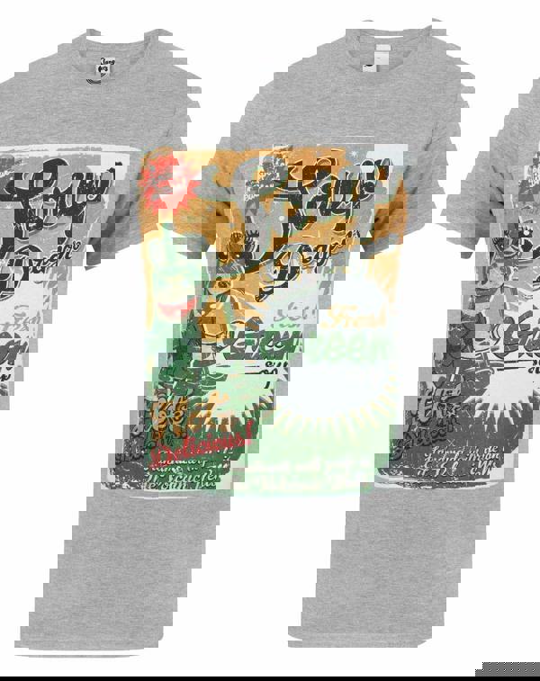 Clangers Mens Grey Soup Dragon Short Sleeved T-Shirt