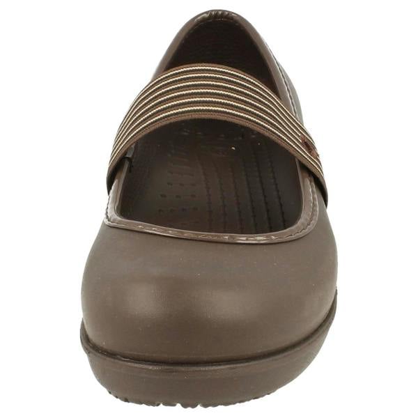 Crocs Ladies Crocs Wedged Ballerina Shoes Lexi