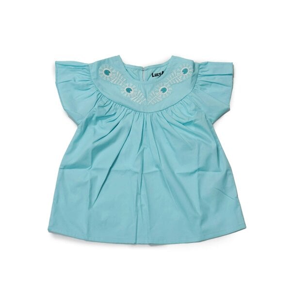 Lucy & Sam Embroidered Woven Top