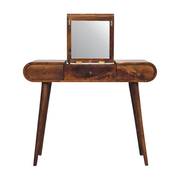Wyld Haus Tha Ruea Chestnut Mirror Dressing Table