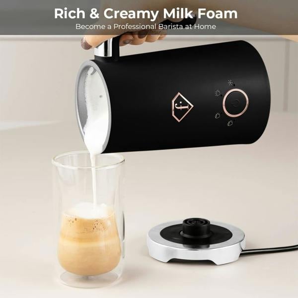 Berlinger Haus Milk Frother Black Rose Gold FTV0152 Fashion