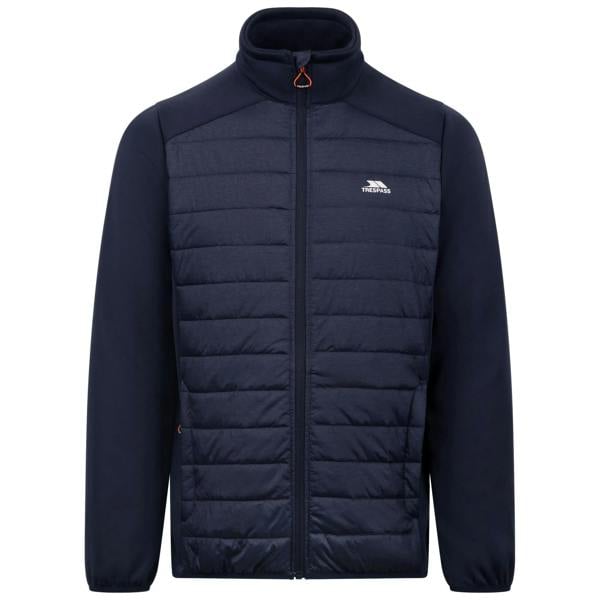 Trespass Mens Sharonton Hybrid Jacket - Navy Marl - 