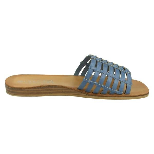 Spot On Ladies Spot On Weave Vamp Mules F00336