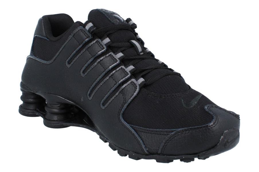 Nike Shox Nz Mens Running Trainers Iq8263 Shoes  002 - Black Black Black 002 - Photo 3
