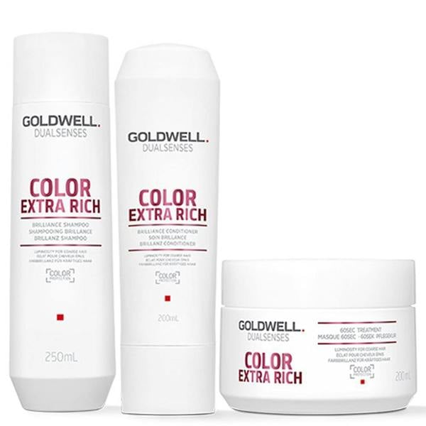 Goldwell Dual Senses Color Brilliance Shampoo Conditioner Treatment Set