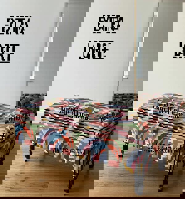 PREMIUM Multi Colour Ottoman Storage Bench coffee table - ISTOOLS