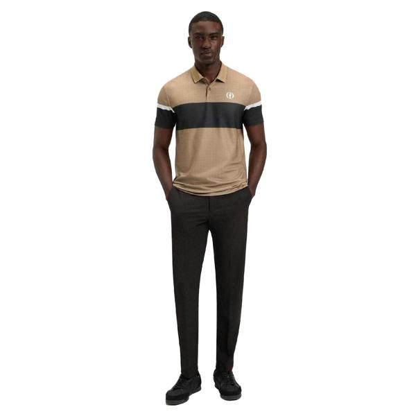 Boss Mens The Open 25 Paddy Golf Polo Shirt - Beige - 