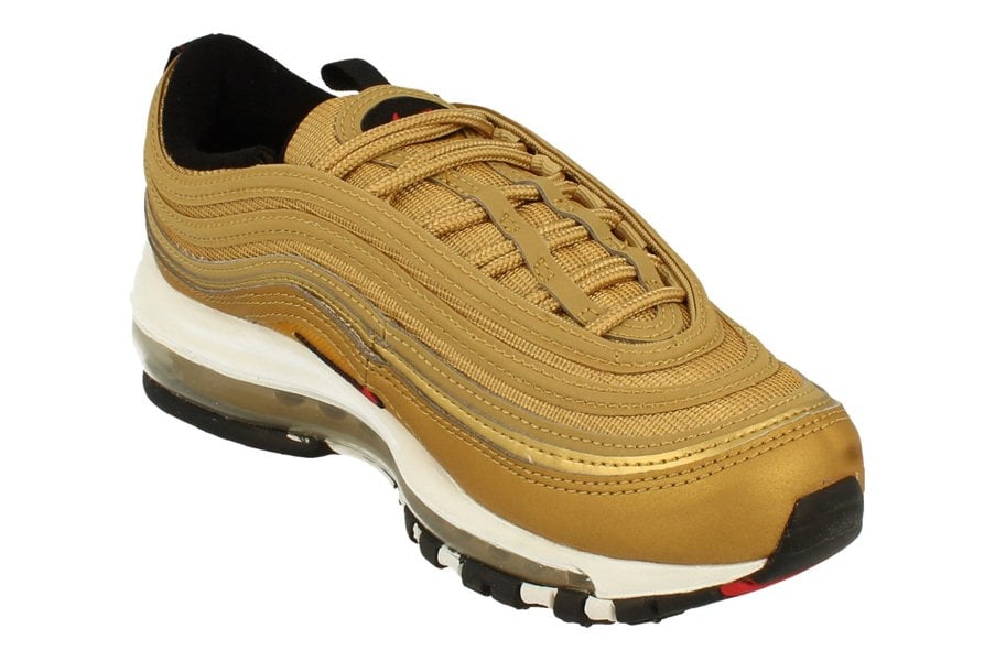 Nike Air Max 97 Og Womens Dq9131  700 - Metallic Gold Varsity Red 700 - Photo 3