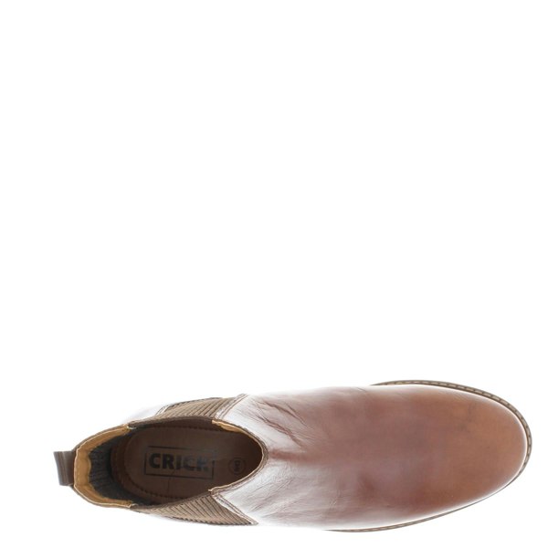 Thomas Crick Red Tape Crick Bamford Leather Mens Pull On Brown Chelsea Boots