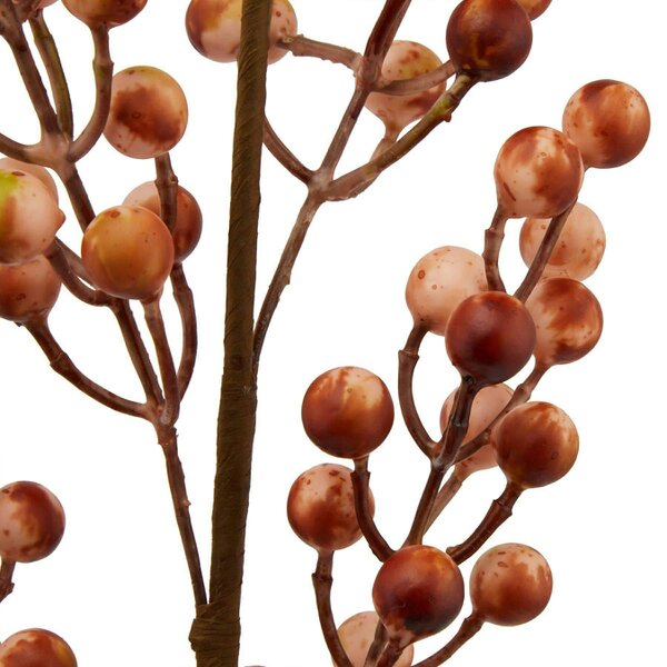 Hill Interiors Autumn Branch Artificial Plant - Caramel/Cream/Green