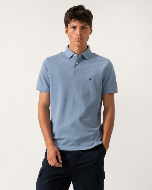 Tommy Hilfiger 1985 Regular Fit Mens Polo - Brisk Blue