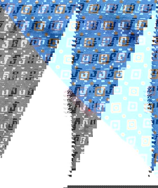 Lambretta All Over Geometric Mens Smart Classic Retro Polo Shirt