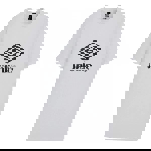 Umbro Mens Stacked Logo T-Shirt - Brilliant White/Black