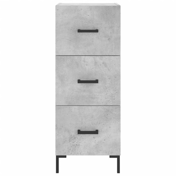 Berkfield Highboard Concrete Grey 34.5x34x180 cm Engineered Wood