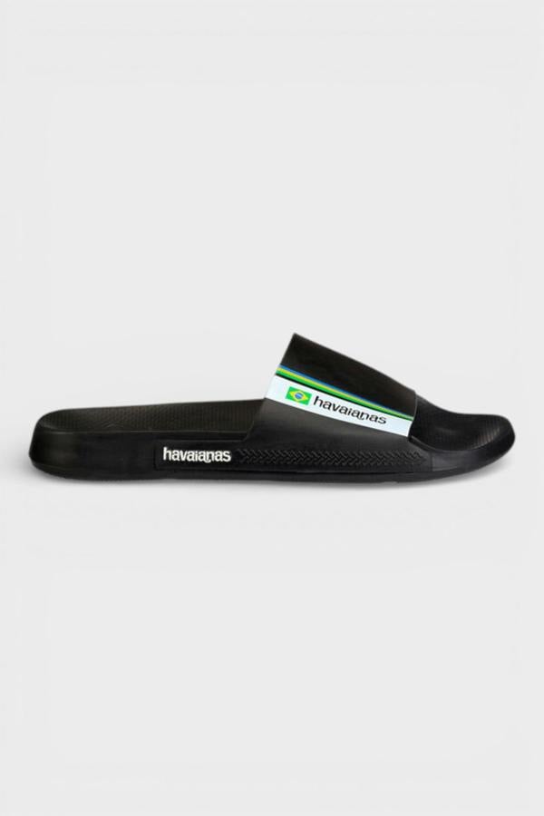 Havaianas Slides Brazil Black
