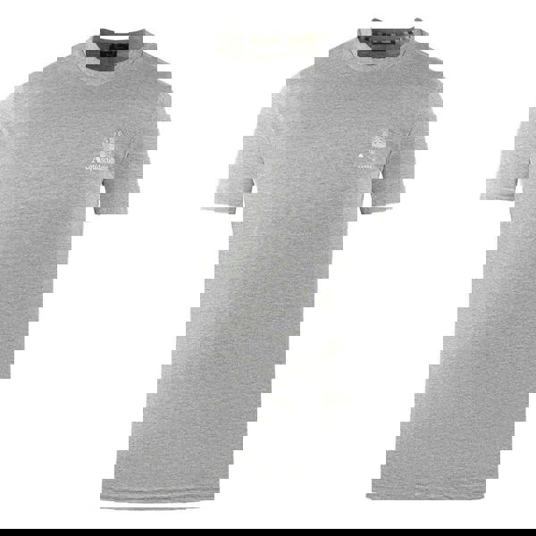 Aquascutum Mens London Aldis Logo T-Shirt - Grey