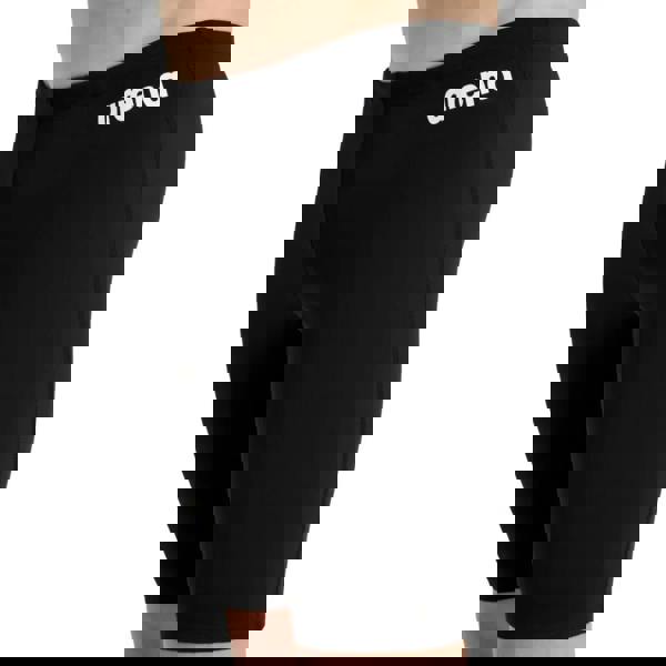 Arena Boys Team Solid black compression shorts with white logo