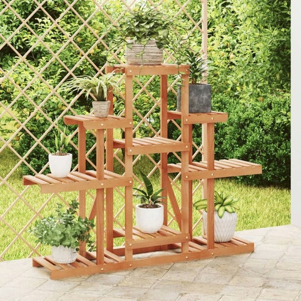 Berkfield Flower Stand 110x25x96 cm Solid Wood Fir