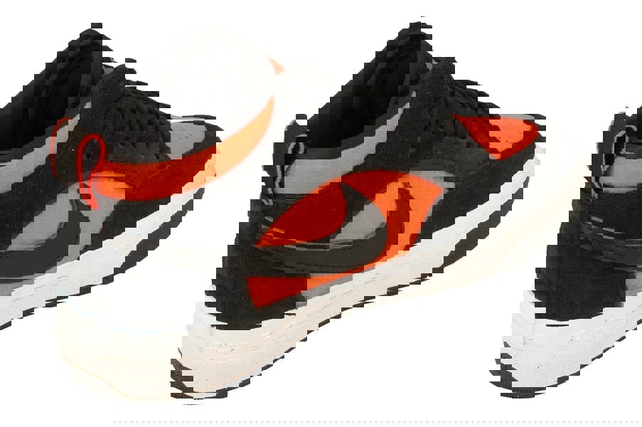 Nike Sb React Leo Mens Trainers Dx4361  002 - Black Orange 002 - Photo 2