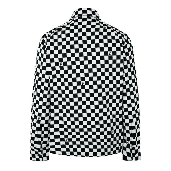 Off White Mens Checked Shirt - Black/White - 