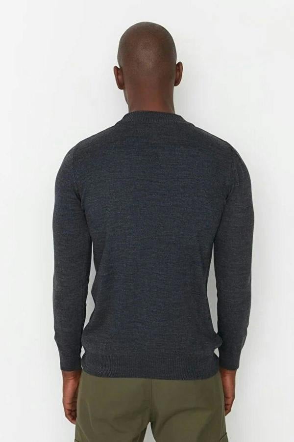 WOVCOR Half Turtleneck Basic Men's Sweater