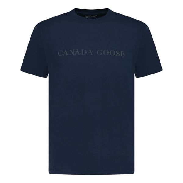 Canada Goose Emersen Logo T-Shirt Navy - chancefashionco