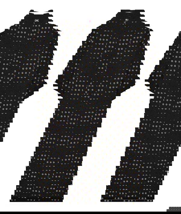 Lambretta Mens Smart Casual Retro All Over Print SKA Polo Shirt