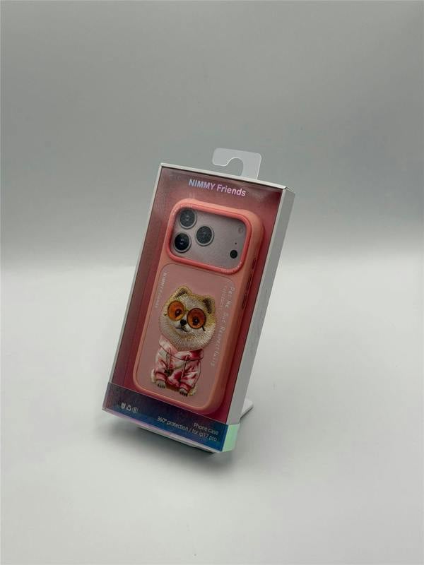 Nimmy Friends Nimmy Glass Cool Dog Case with MagSafe for iPhone 17 Pro 6.3" Pink - N-YJ-IP17-PRO-031