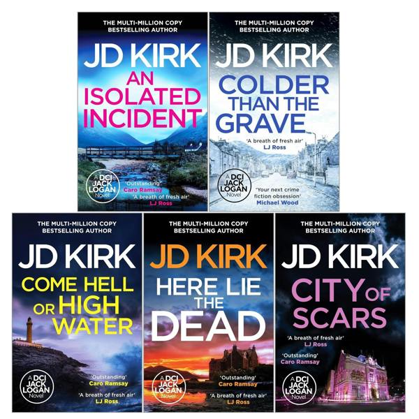 DCI Logan Crime Thrillers Books 11-15 Collection Set by JD Kirk