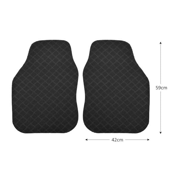 Nicoman Eco Friendly Universal Car Mat - 2pc Front Set