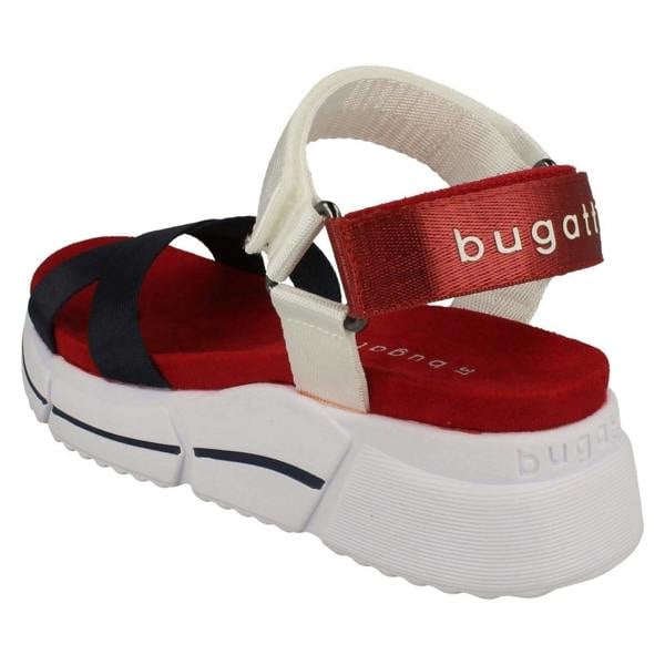 Bugatti Ladies Bugatti Hook & Loop Fastening Casual Sandals 88181