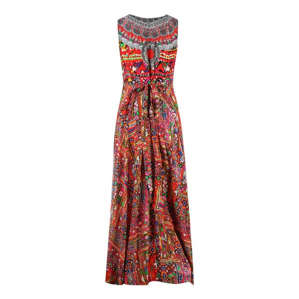 Inoa Banjara 12003 Gaia Long Dress - Red